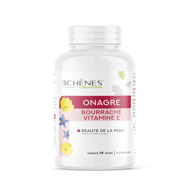 3 Chenes Onagre / Bourrache / Vitamine E