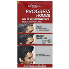 Charger l'image dans la galerie, L'Oréal Paris Progress Homme - Gel Repigmentation Naturelle pour Cheveux Blancs - Shampoing Nutritif