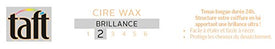 Taft - Cire Coiffante - Cire Wax Brillance - Cire 75 ml - Lot de 2 - Nature Linking
