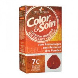 Color&soin coloration permanente 7C blond terre cuivré - Nature Linking