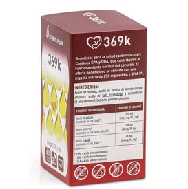 Plameca - 369K Oméga + Krill 60 Capsules