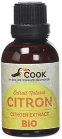 Cook Arôme Extrait Naturel Citron Bio 50 ml AD1724 - Nature Linking