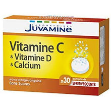 Charger l'image dans la galerie, Juvamine - Vitamine C Vitamine D &amp; Calcium, 30 Comprimés Effervescents - Nature Linking