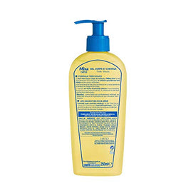 Mixa Bébé Gel très doux 2en1 à l'huile d'amande douce 250 ml - lot de 2