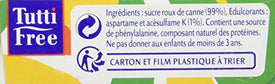 Tutti Free Edulcorant Morceaux Bruns 290 g - Lot de 4 - Nature Linking