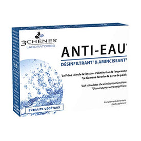 Les 3 Chênes Anti-Eau Désinfiltrant et Amincissant 30 Comprimés - Nature Linking