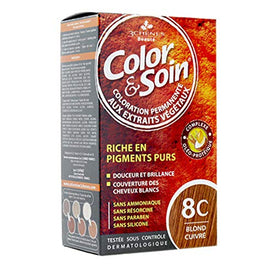 3 chenes beaute - Coloration color&soin blond cuivré - 1 soin complet - Coloration permanente aux ex - Nature Linking