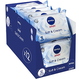Nivea Baby Soft & Cream Lingettes Bébé - 12*63 Lingettes