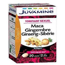 Charger l'image dans la galerie, Juvamine TONIFIANT SEXUEL - MACA GINSENG GINGEMBRE, 40 comprimés - Nature Linking