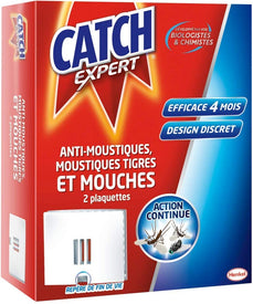 Catch plaquette insectes volants 2 Plaquettes - Anti-Moustiques Moustiques Tigres et Mouches