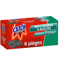 Charger l'image dans la galerie, CATCH Expert Pièges Anti-Cafards &amp; Blattes - 6 pièges contaminateurs